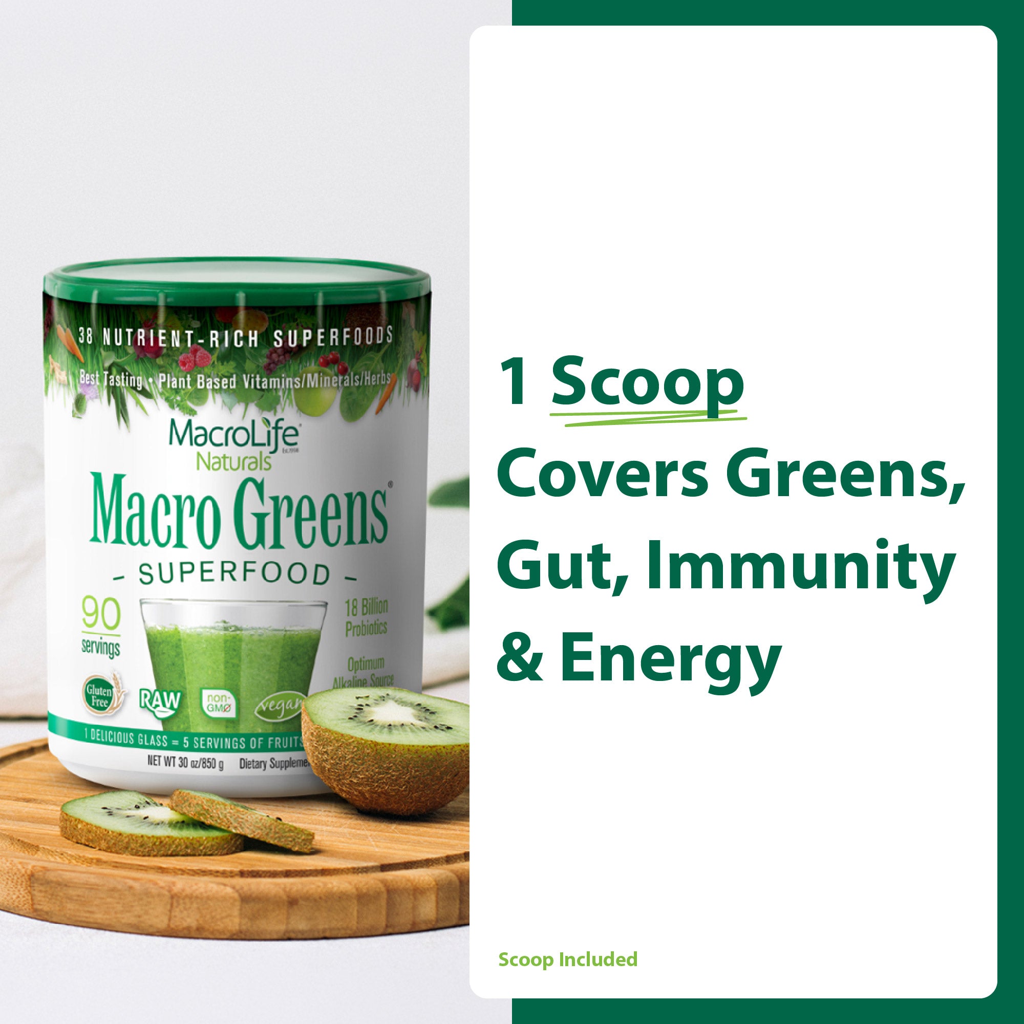 Macro Greens 90 Serving