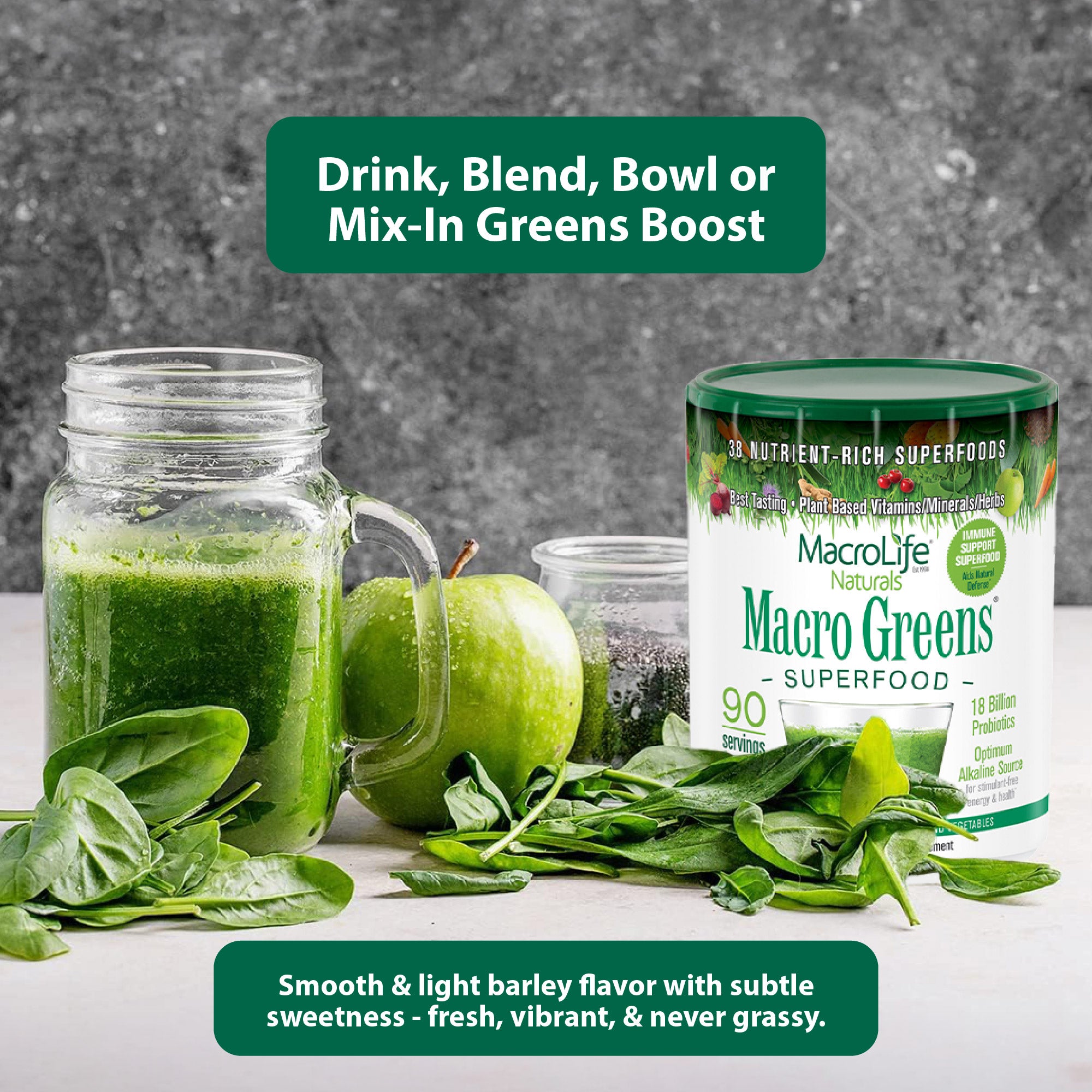 Macro Greens 90 Serving