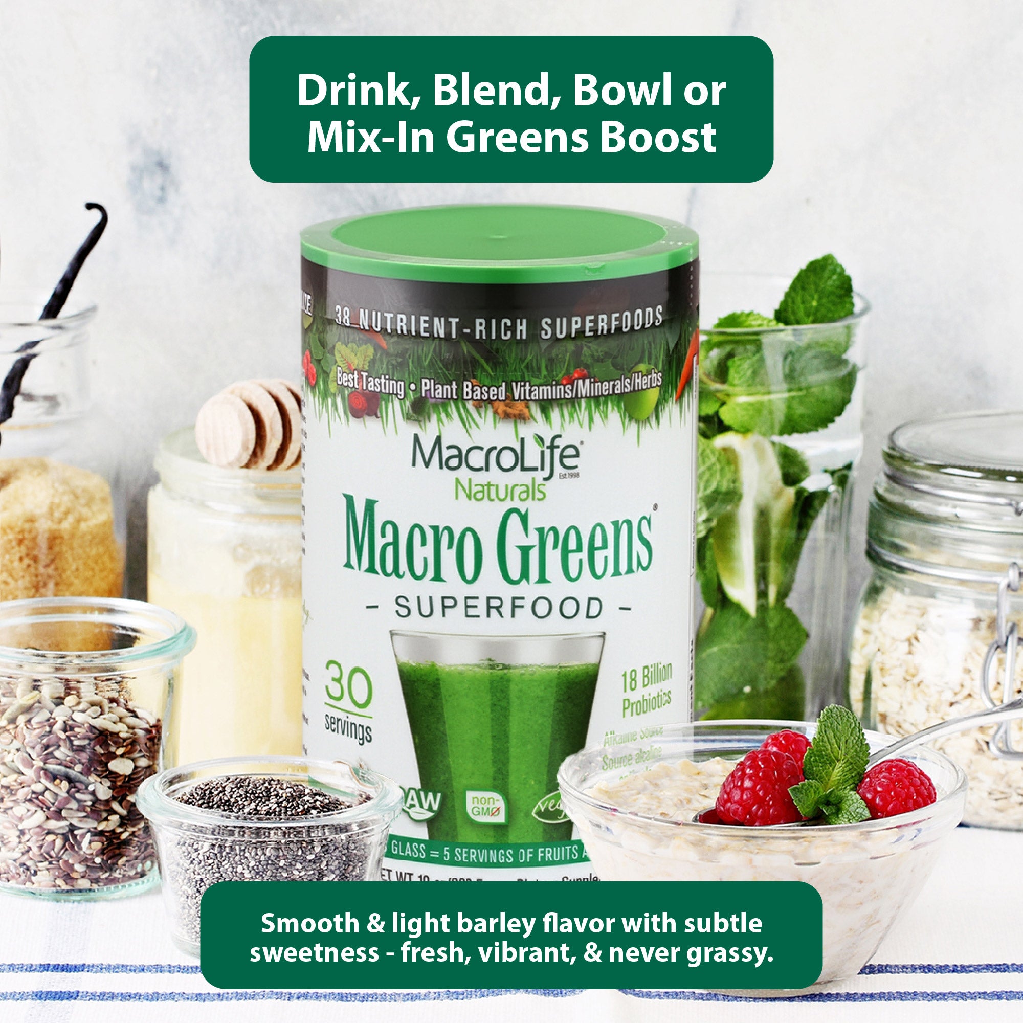 Macro Greens 30 Serving