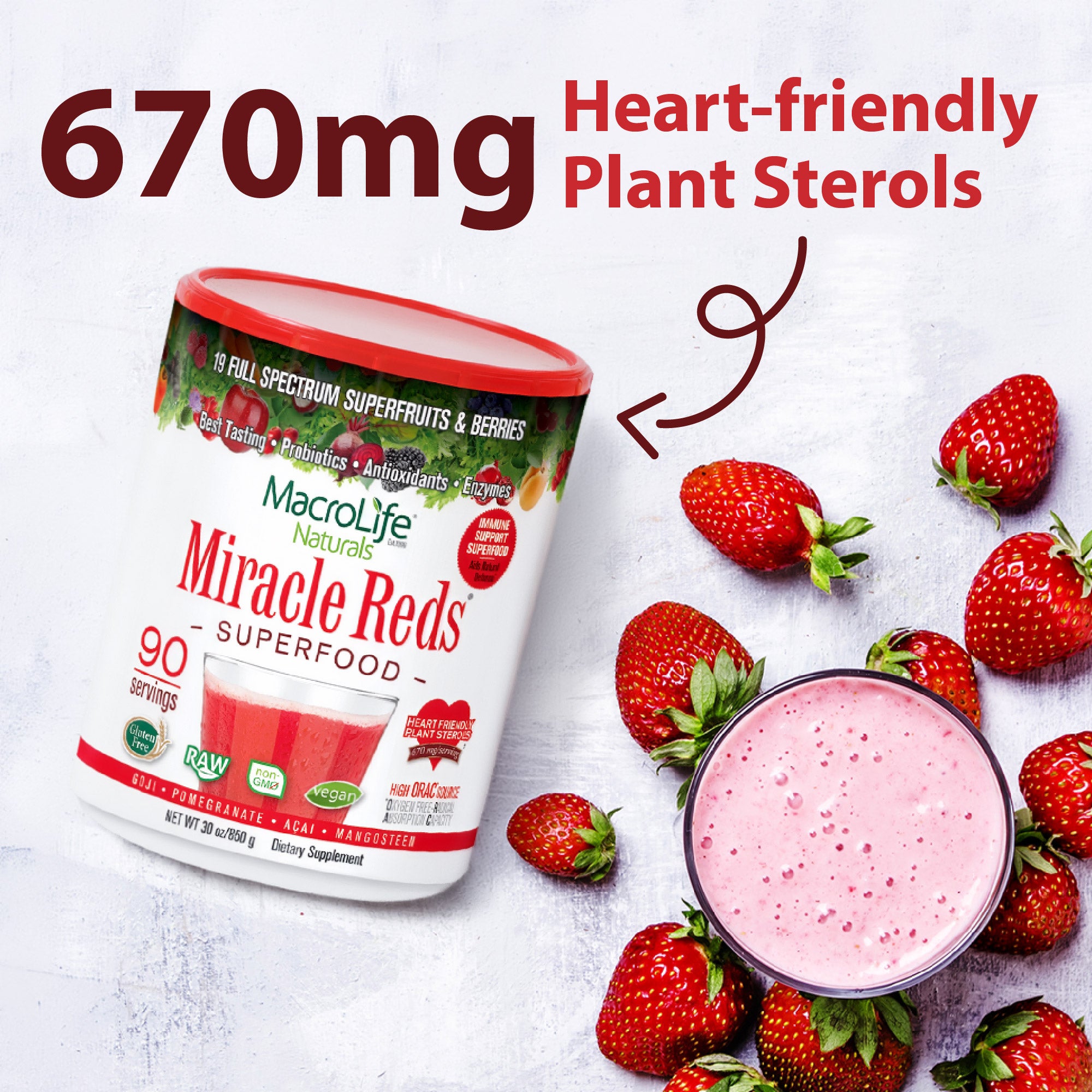 Miracle Reds 90 Servings