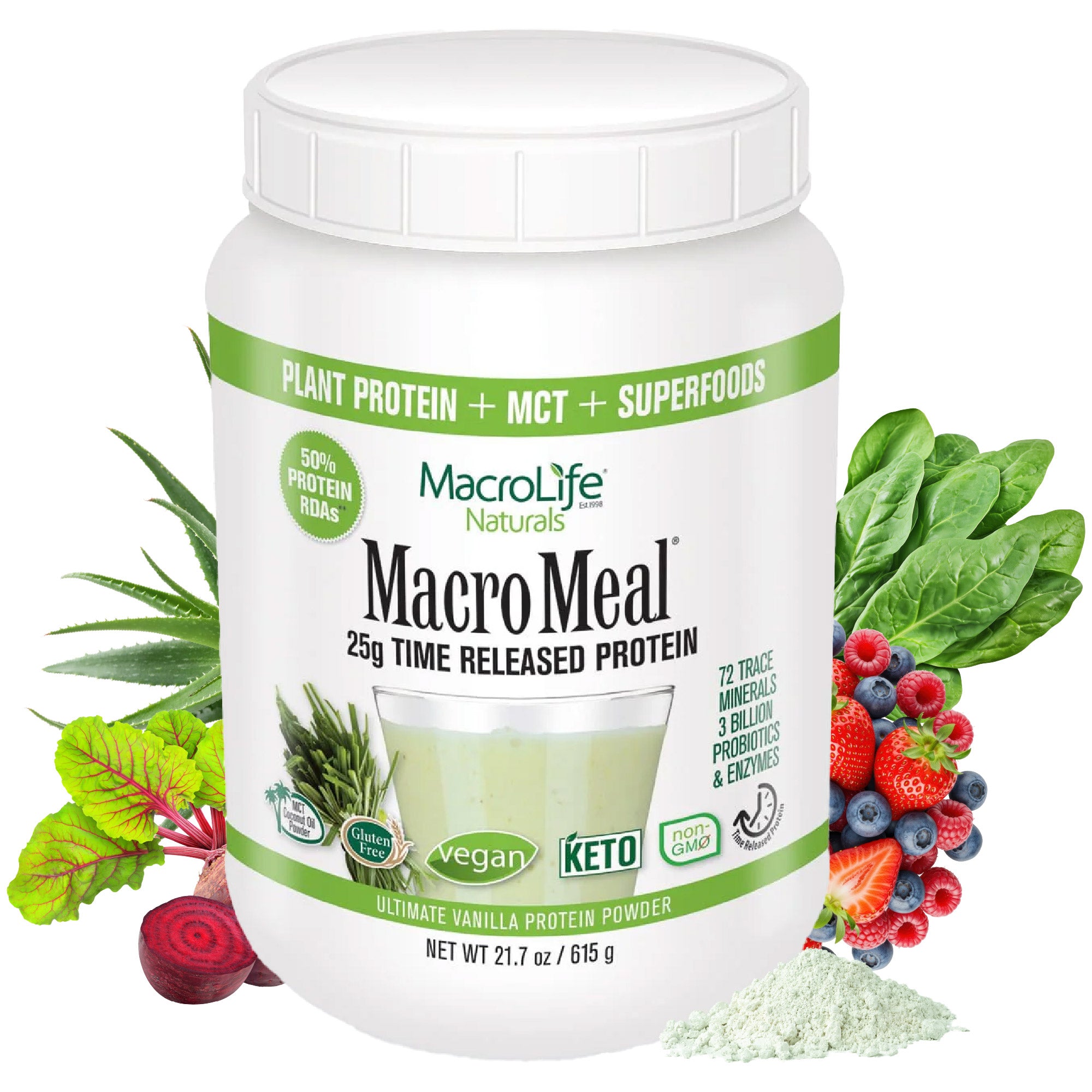 MacroMeal Vegan Vanilla - 15 serving