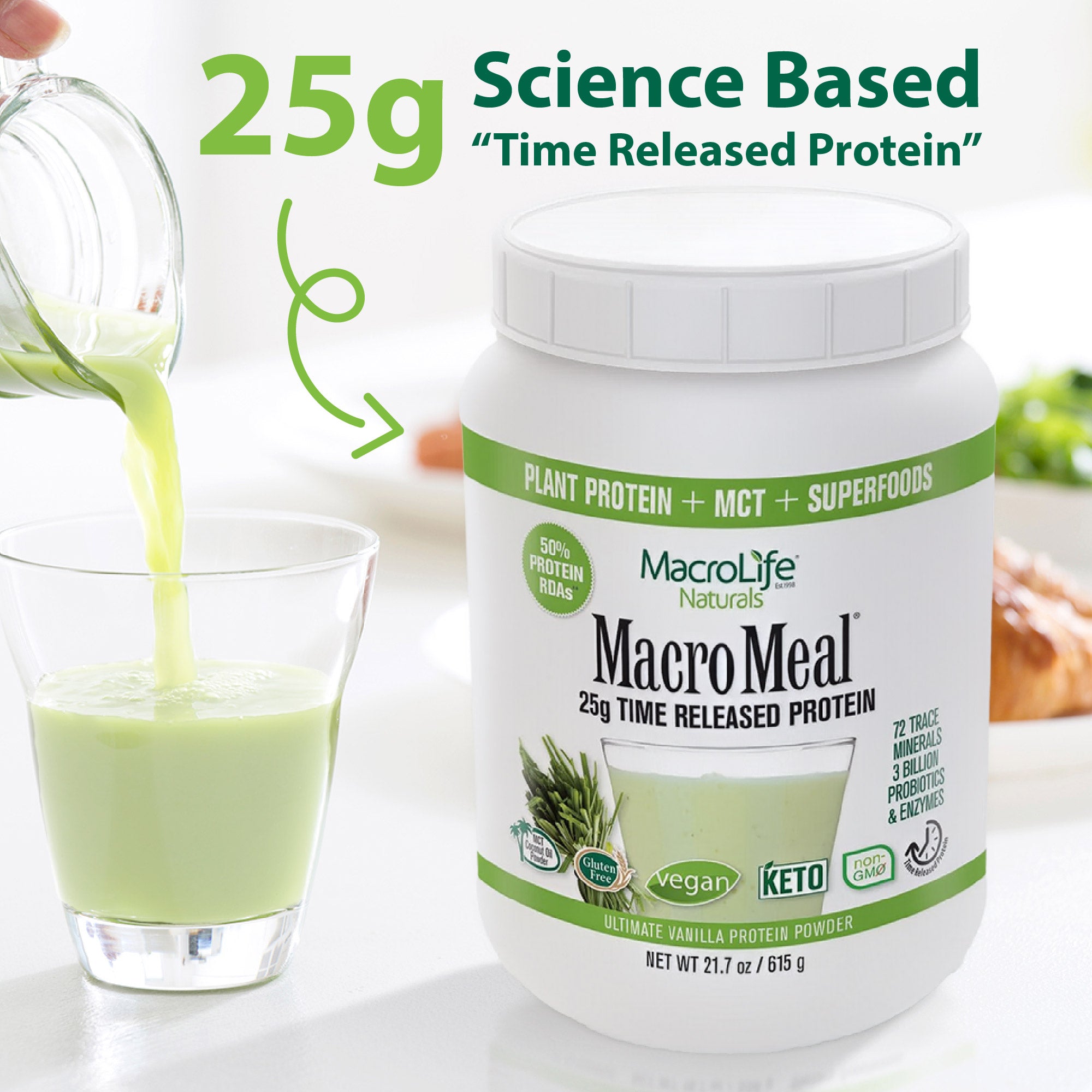 MacroMeal Vegan Vanilla - 15 serving