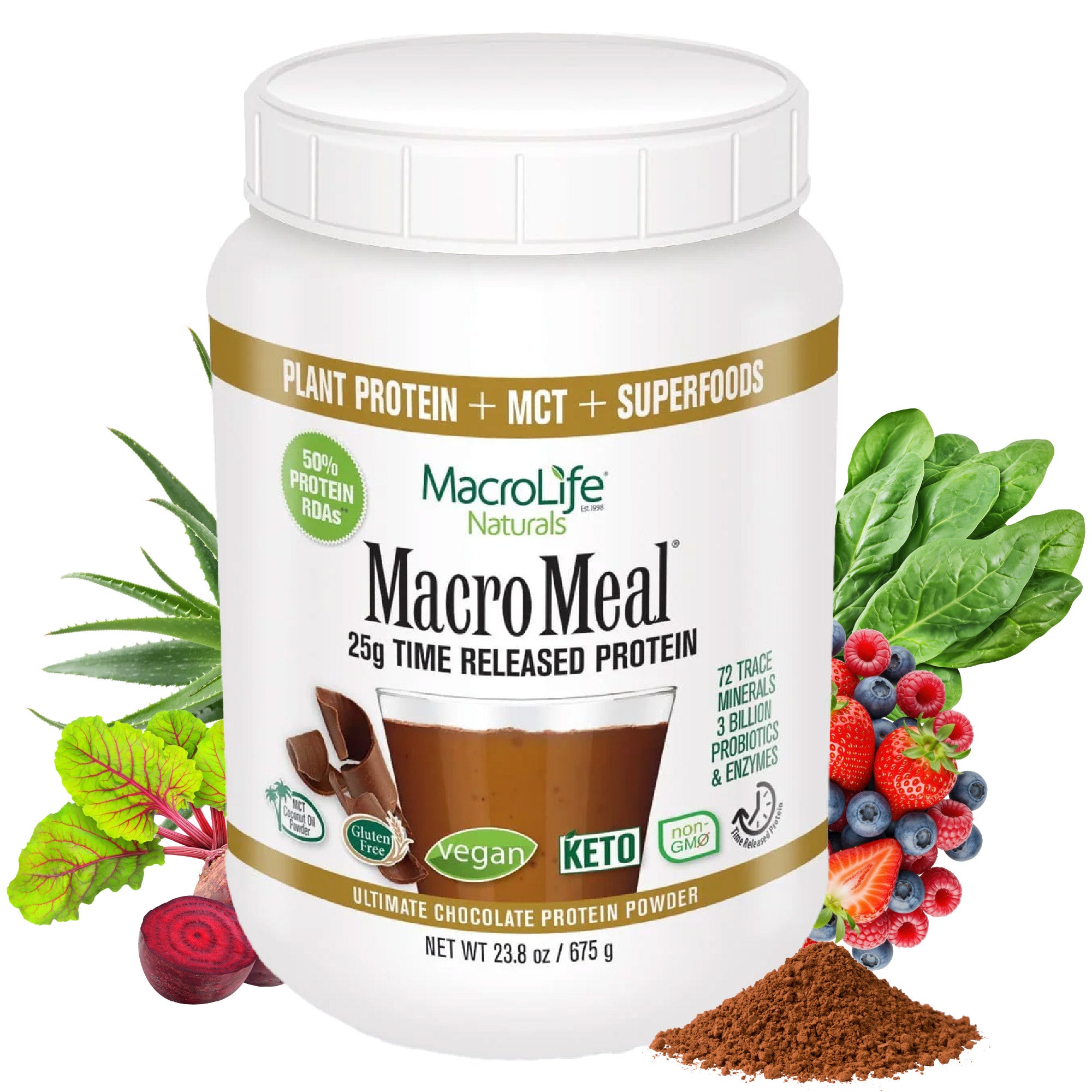 MacroMeal Vegan Chocolate 15 serving