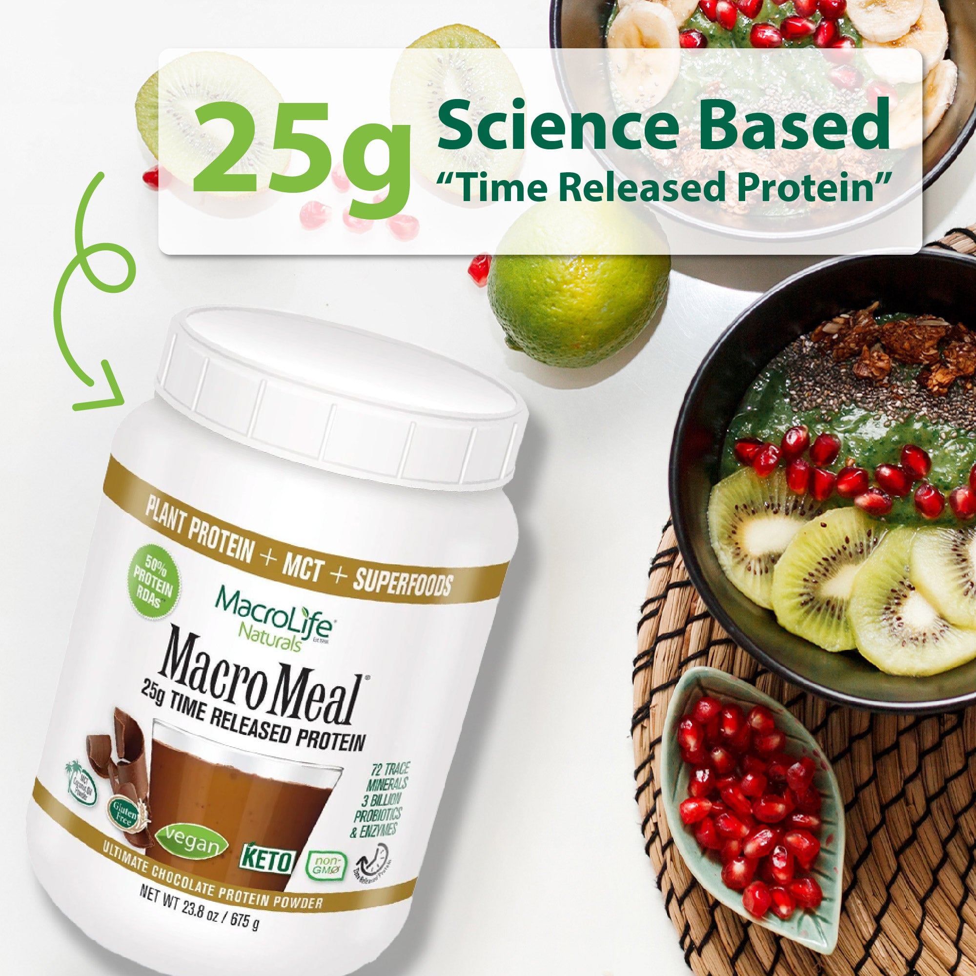 MacroMeal Vegan Chocolate 15 serving