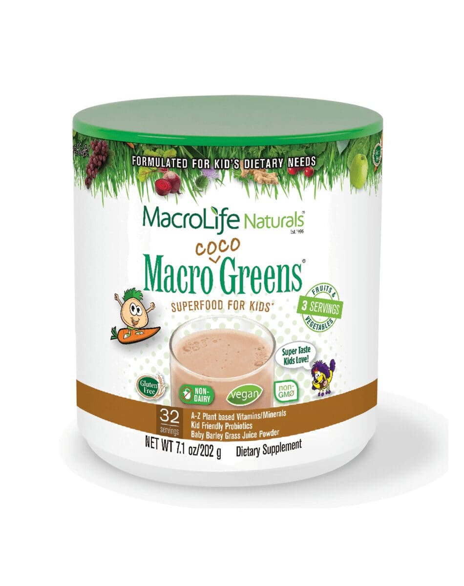 For KIDS! Macro Coco Greens - 32 servings / 7oz