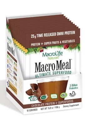 MacroMeal Omni Chocolate Packets