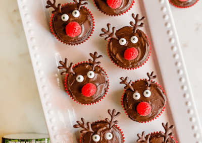 Healthy Holme’s Reindeer Cupcakes